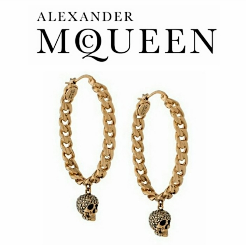 Alexander McQueen Hoop Earrings!☠